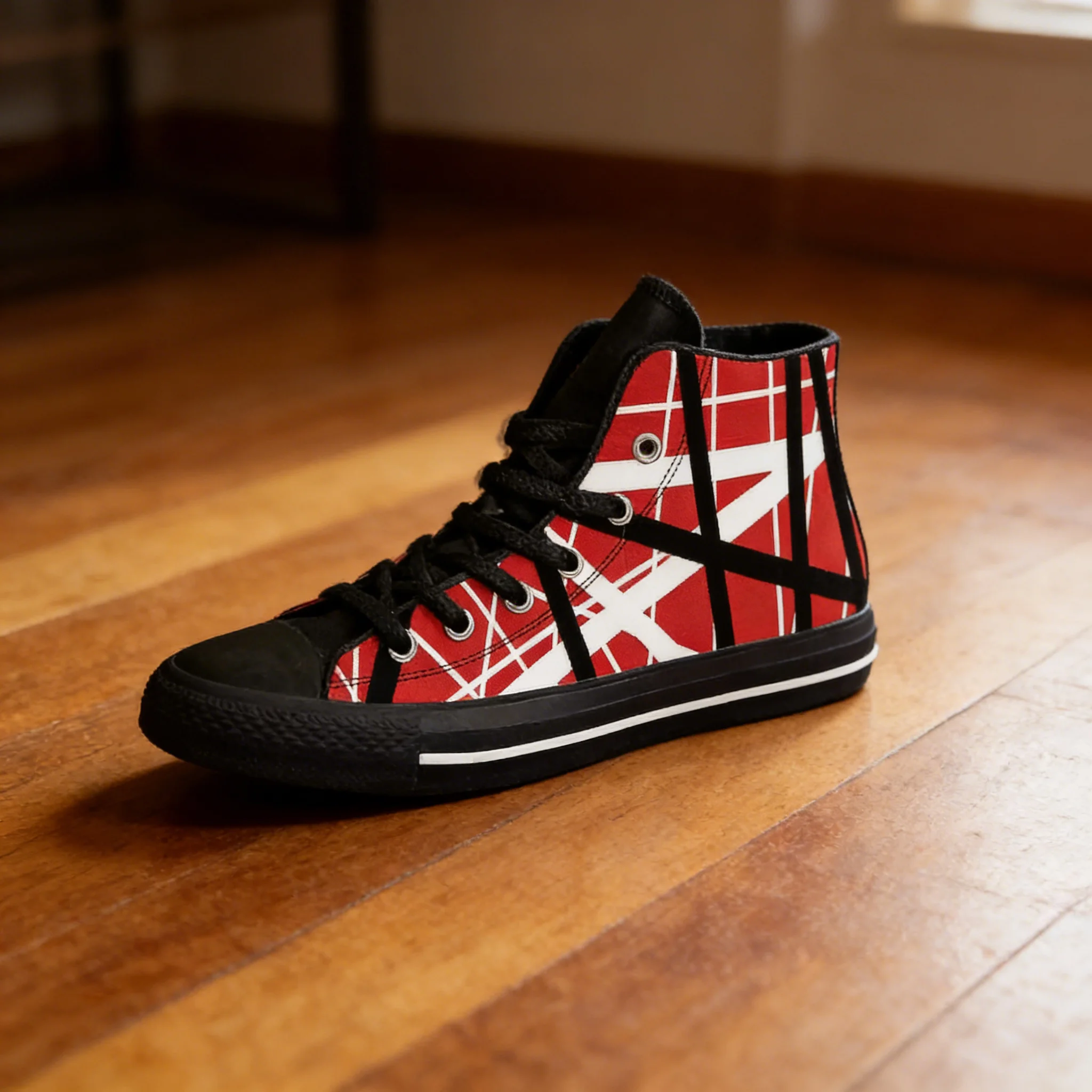 3D Printing Rock - EVH 5150 Stripes Guitar Sneakers |