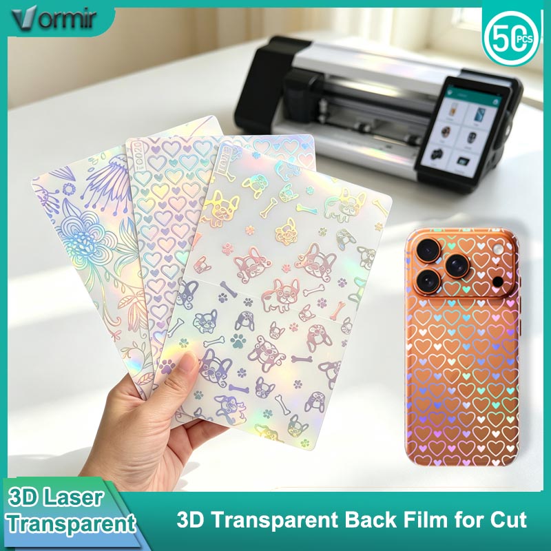 3D Printing Laser Cutting - VORMIR 50pcs 3D Transparent Phone Skin