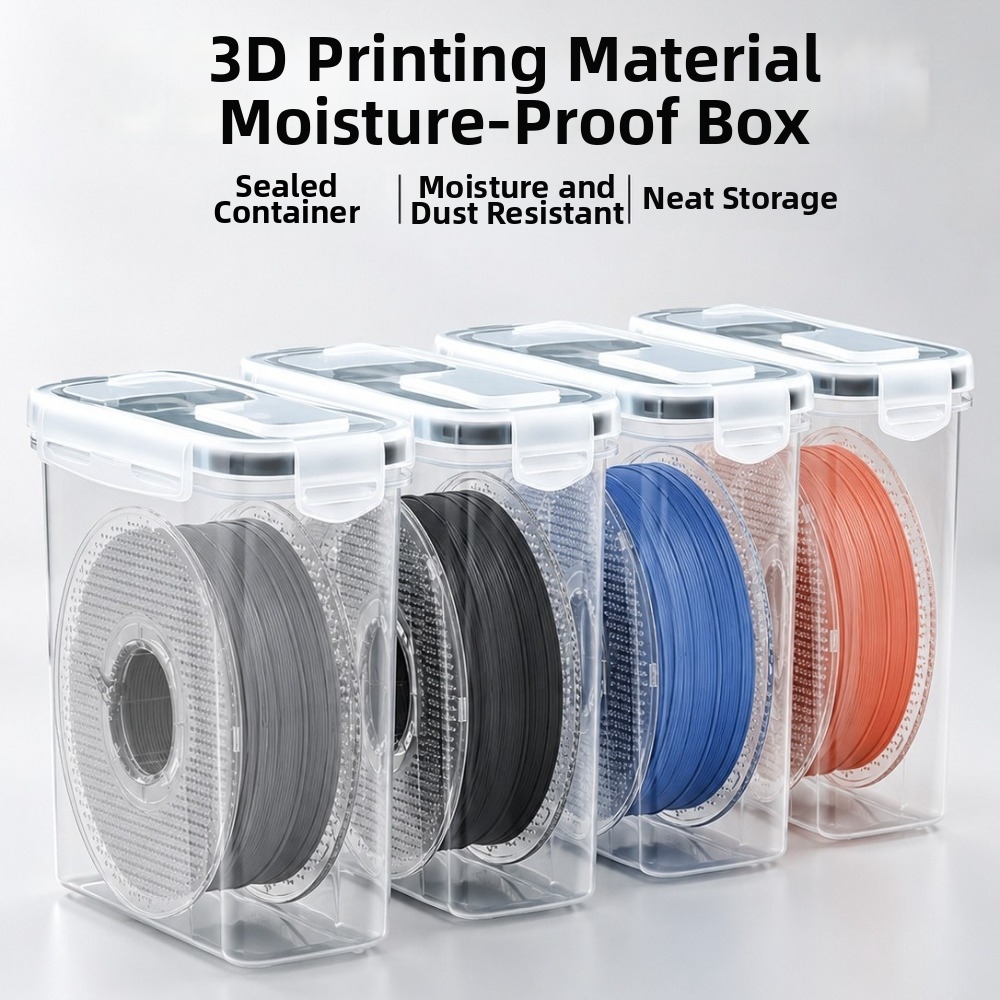 3D Printing With Pp - Transparent Filament Container Airtight Moisture Proof