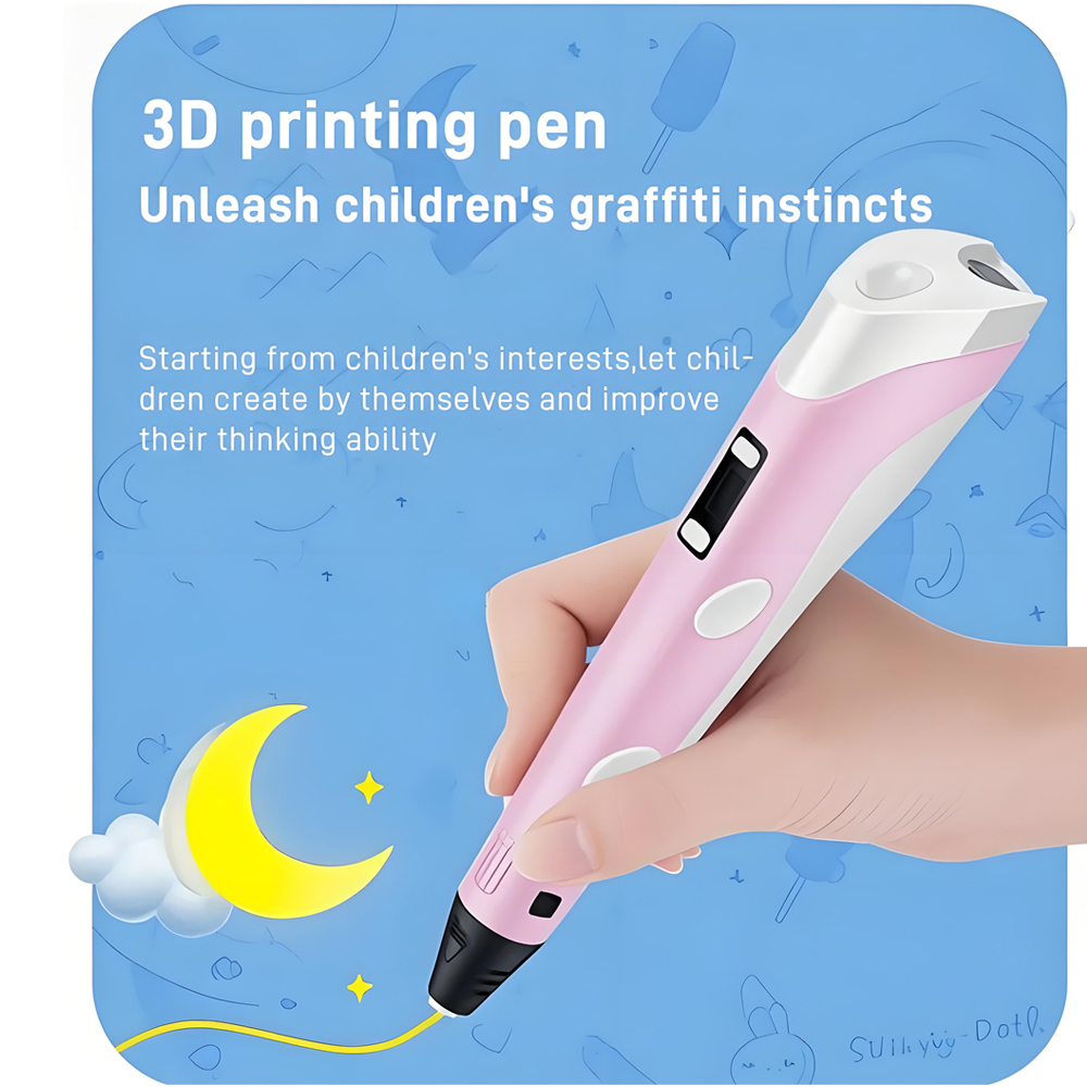 3D Pen With LCD Screen Compati - đánh giá và giá 3D Printing Excavator