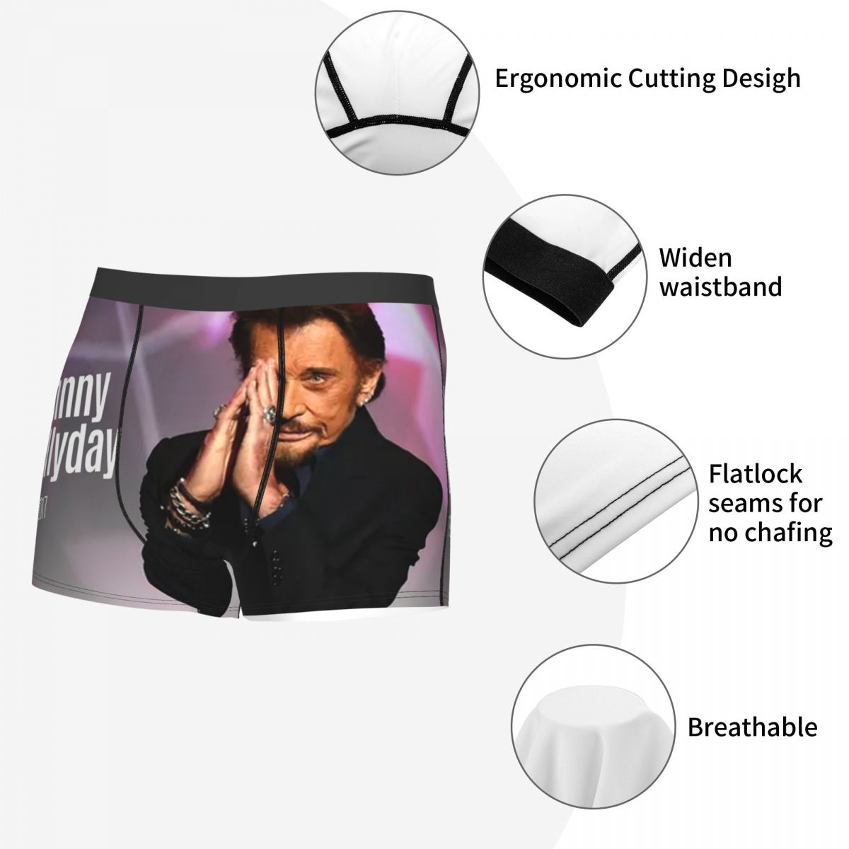 Rock Johnny Hallyday Boxer Sho - đánh giá và giá 3D Printing Rock