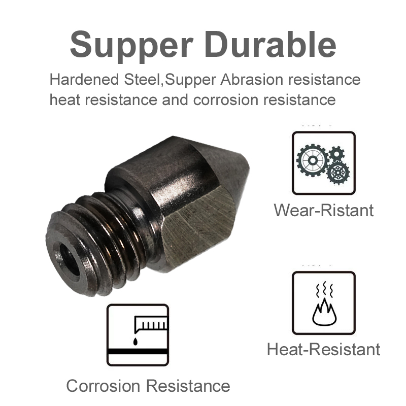 1.75Mm MK8 Thép Cứng Đầu Phun  - đánh giá và giá 3D Printing Industrial