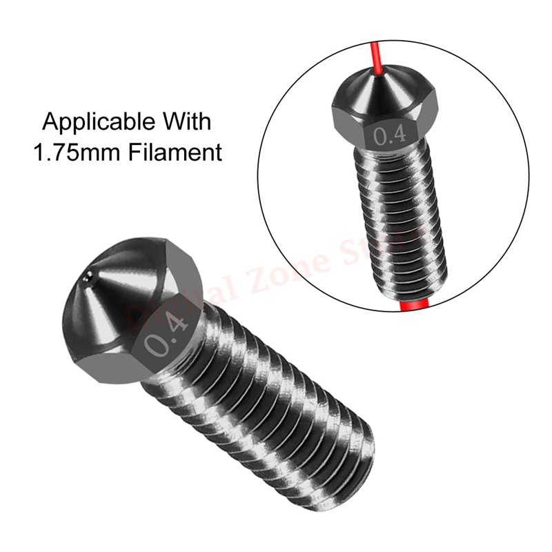 10pcs V6 Hardened Steel Volcan - đánh giá và giá 3D Printing Website