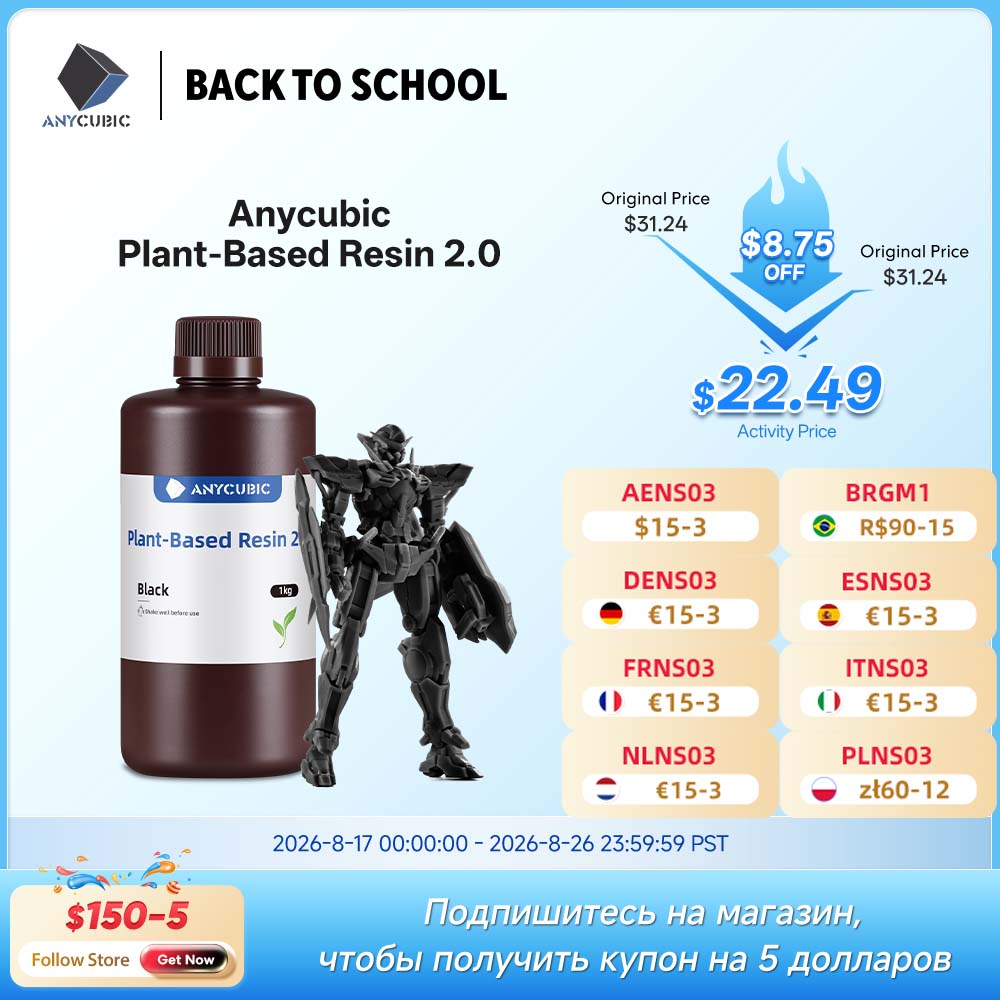 ANYCUBIC ECO Nhựa Chống UV Cho - đánh giá và giá 3D Printing Uv Sensitive Resin