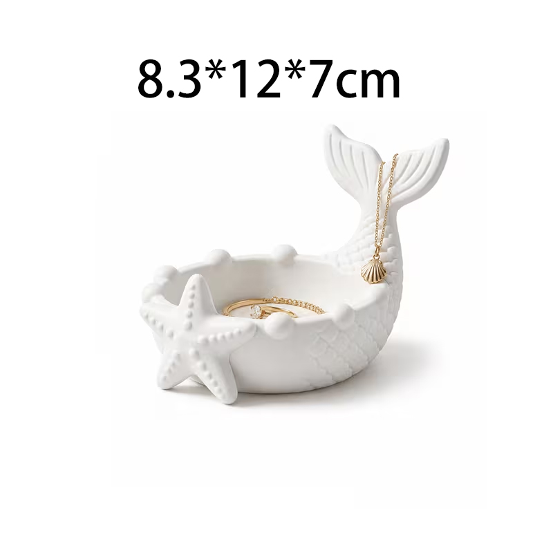 3D Printed White Mermaid Tail  - đánh giá và giá 3D Printing Ring Holder
