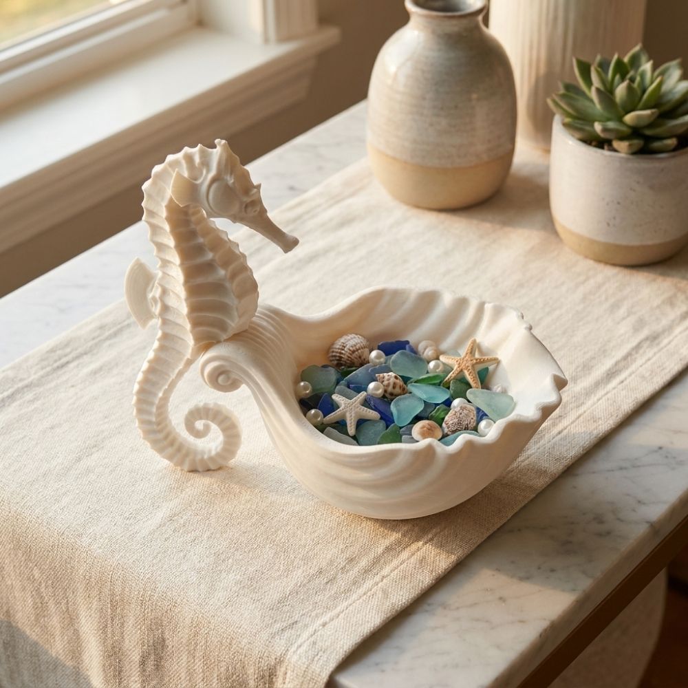 3D Printed Seahorse-Shaped Sto - đánh giá và giá 3D Printing Ring Holder
