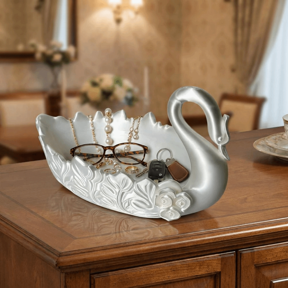 3D Printed Swan Shaped Jewelry - đánh giá và giá 3D Printing Ring Holder