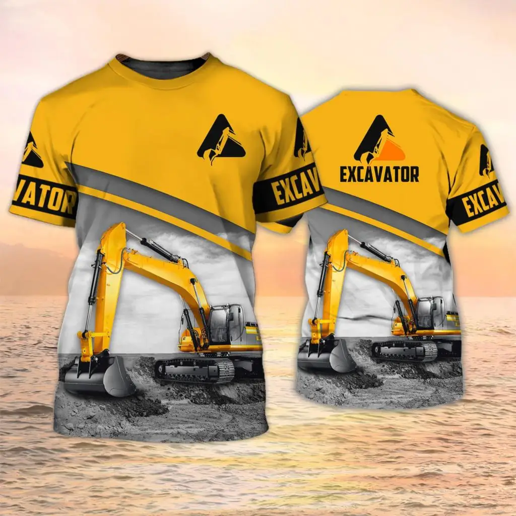 Excavator TShirts Heavy Equipm - đánh giá và giá 3D Printing Excavator