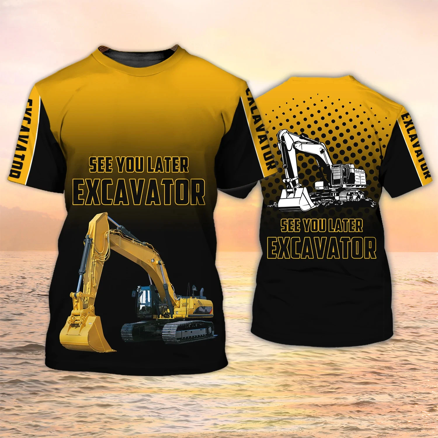 Excavator TShirts Heavy Equipm - đánh giá và giá 3D Printing Excavator