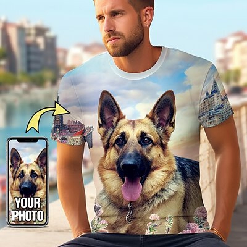 Custom Pet T Shirt for Men Des - đánh giá và giá 3D Printing Ideas