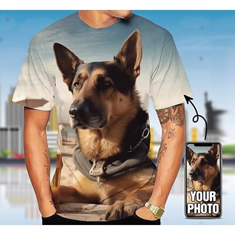 Custom Pet T Shirt for Men Des - đánh giá và giá 3D Printing Ideas