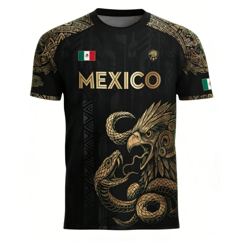 Mexican Flag Printed Men's T-s - đánh giá và giá 3D Printing Eagle