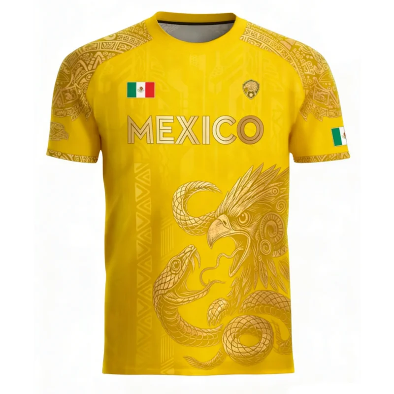 Mexican Flag Printed Men's T-s - đánh giá và giá 3D Printing Eagle