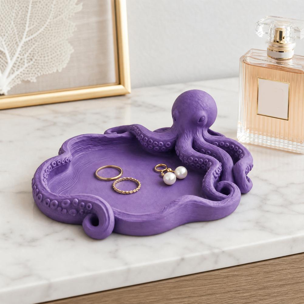 Octopus Storage Tray 3d Printe - đánh giá và giá 3D Printing Ring Holder