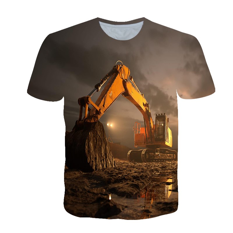 Summer Personalized T-shirt Me - đánh giá và giá 3D Printing Excavator