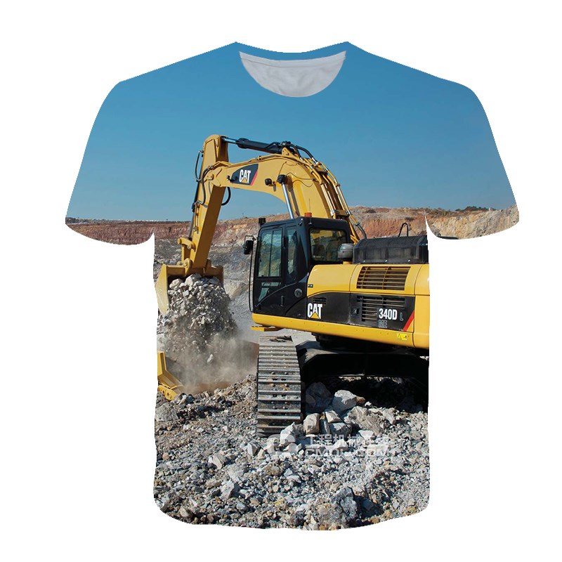 Summer Personalized T-shirt Me - đánh giá và giá 3D Printing Excavator