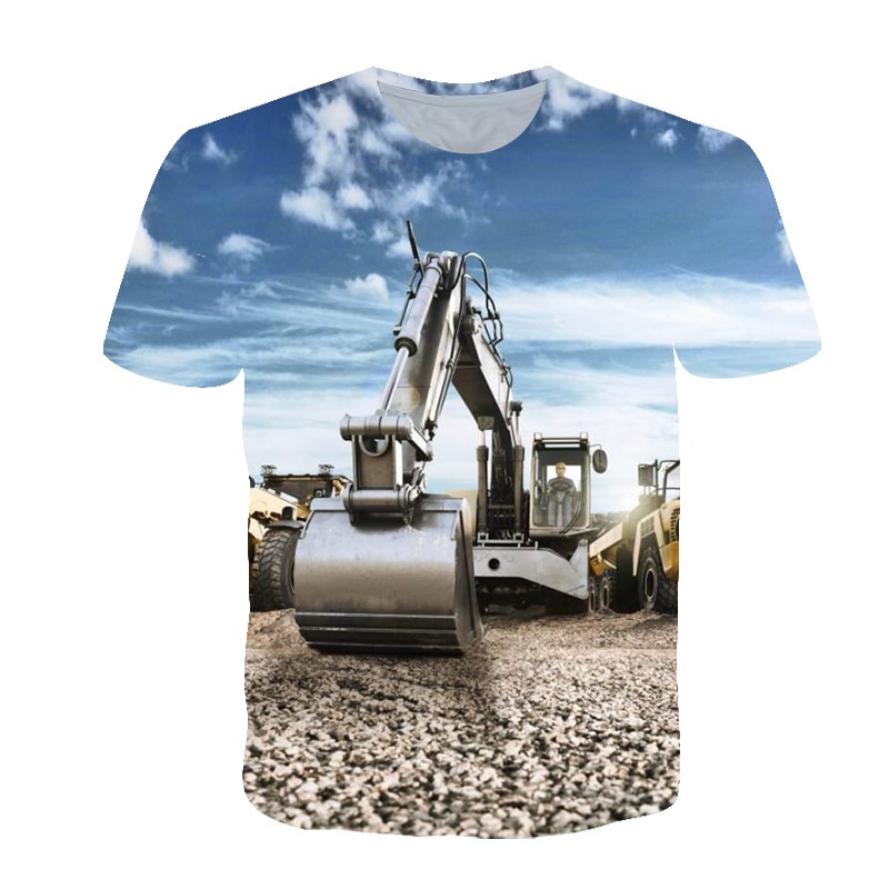 Summer Personalized T-shirt Me - đánh giá và giá 3D Printing Excavator