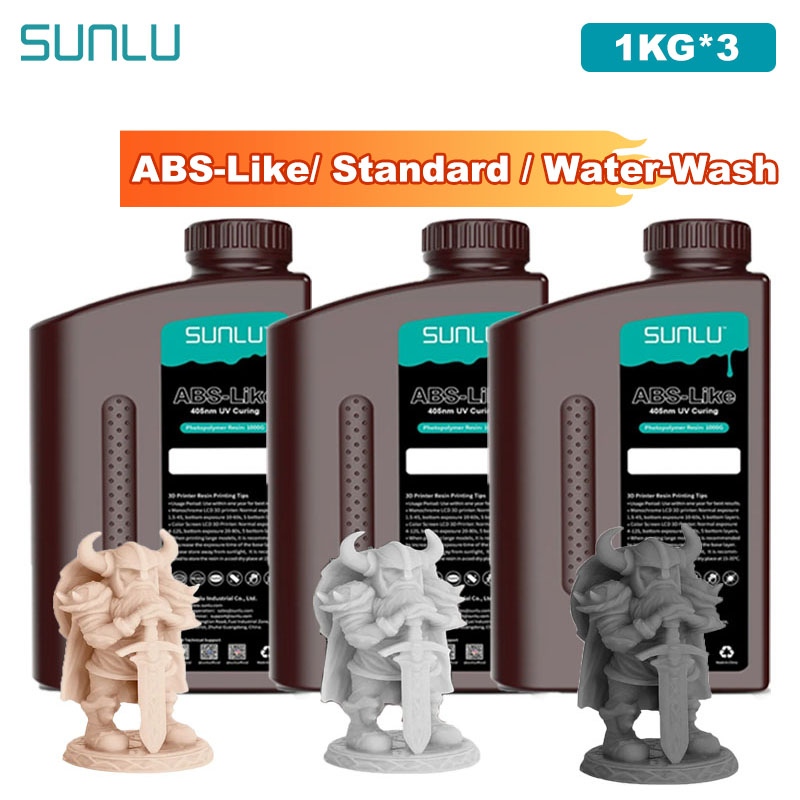SUNLU 3KG ABS-Like/ Standard / - đánh giá và giá 3D Printing Uv Sensitive Resin