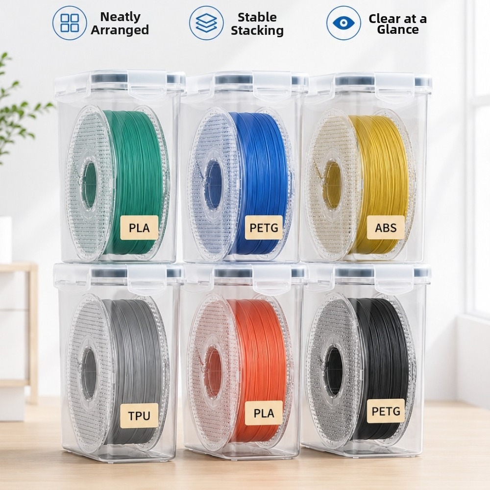 Transparent Filament Container - đánh giá và giá 3D Printing With Pp