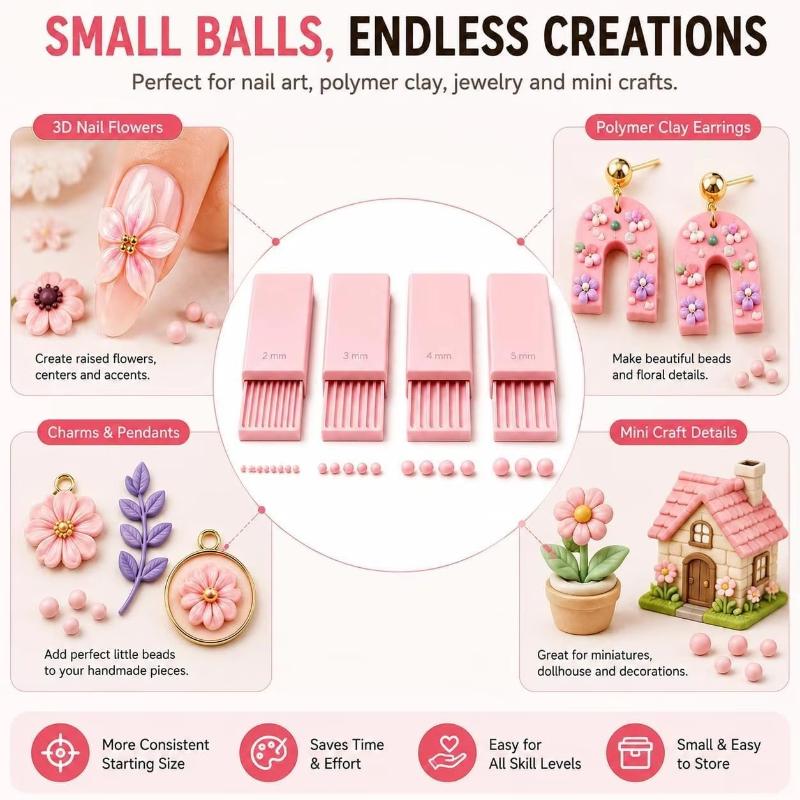#Nail Art Bead Roller 4PCS Kit - đánh giá và giá 3D Printing Design Maker