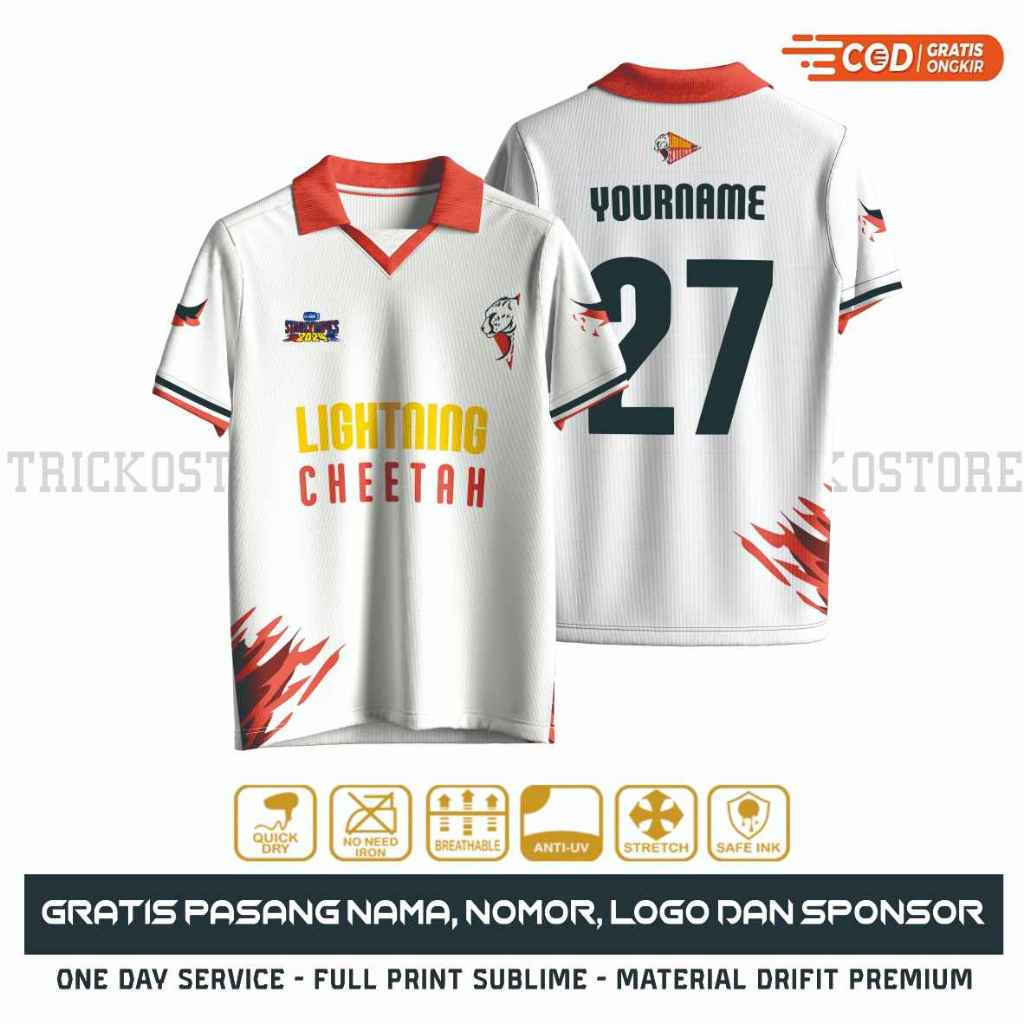 GMMTV LIGHTNING CHEETAH JERSEY - đánh giá và giá 3D Printing Eagle